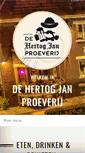 Mobile Screenshot of hertogjanproeverij.nl